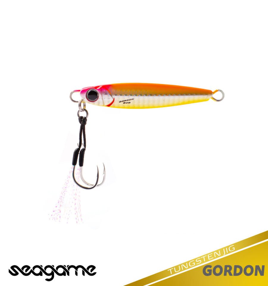 SEAGAME GORDON TG JIG 80G #204 ORANGE G. S. PINKHEAD