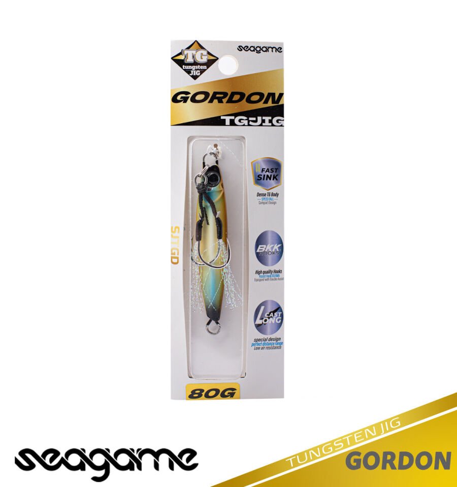 SEAGAME GORDON TG JIG 80G #214 FULL GLOW SQUID CL HOLO