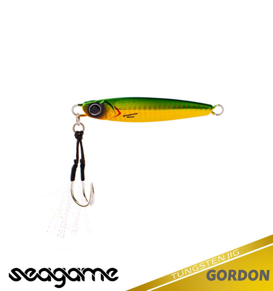 SEAGAME GORDON TG JIG 80G #051GREEN GOLD