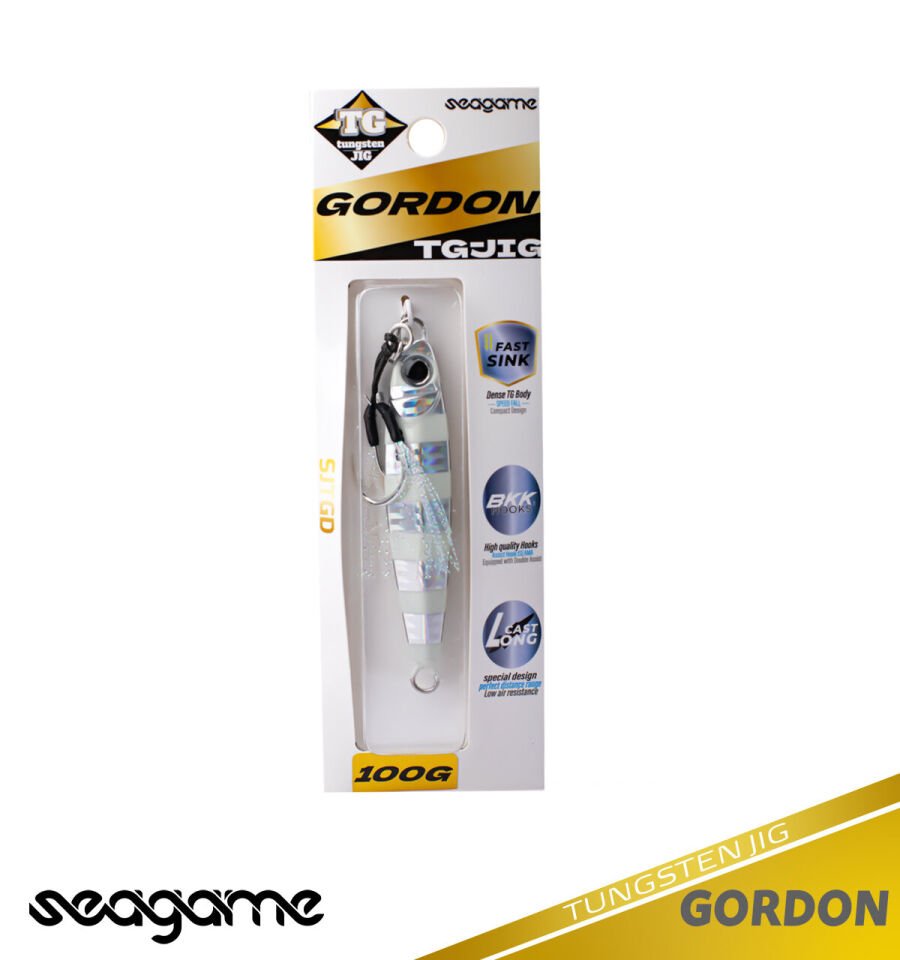 SEAGAME GORDON TG JIG 100G #001 ZEBRA GLOW