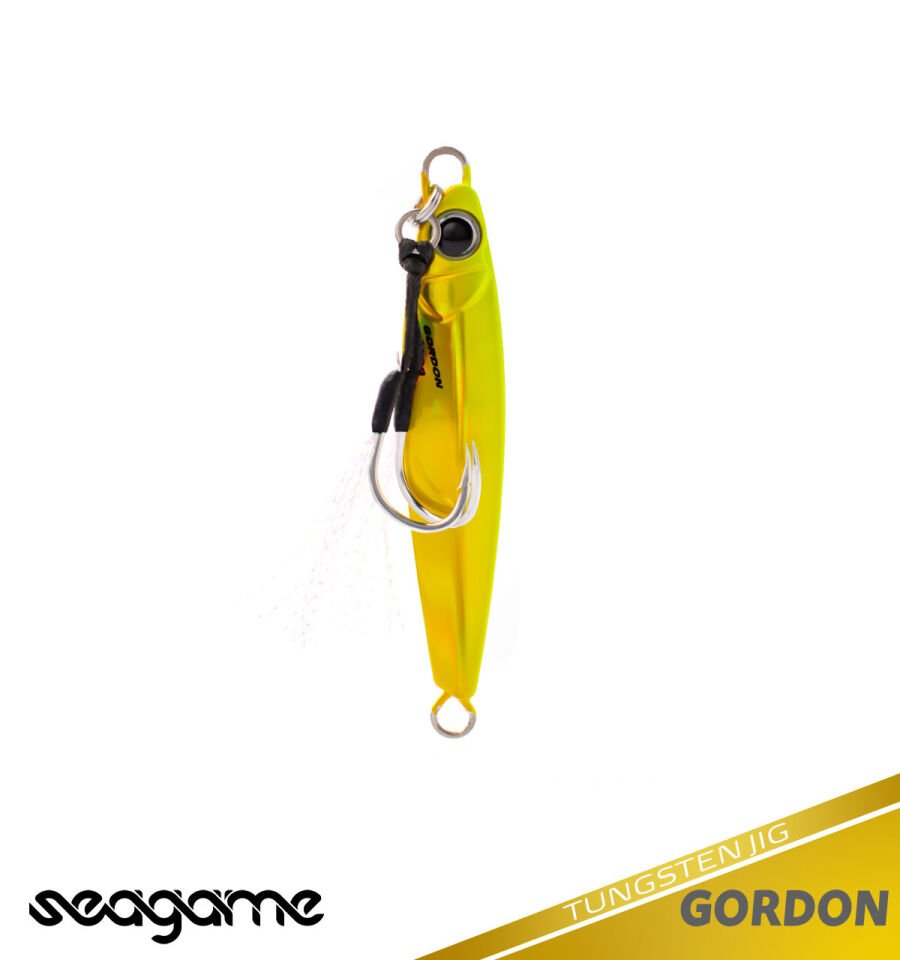 SEAGAME GORDON TG JIG 100G #075 YELLOW GOLD