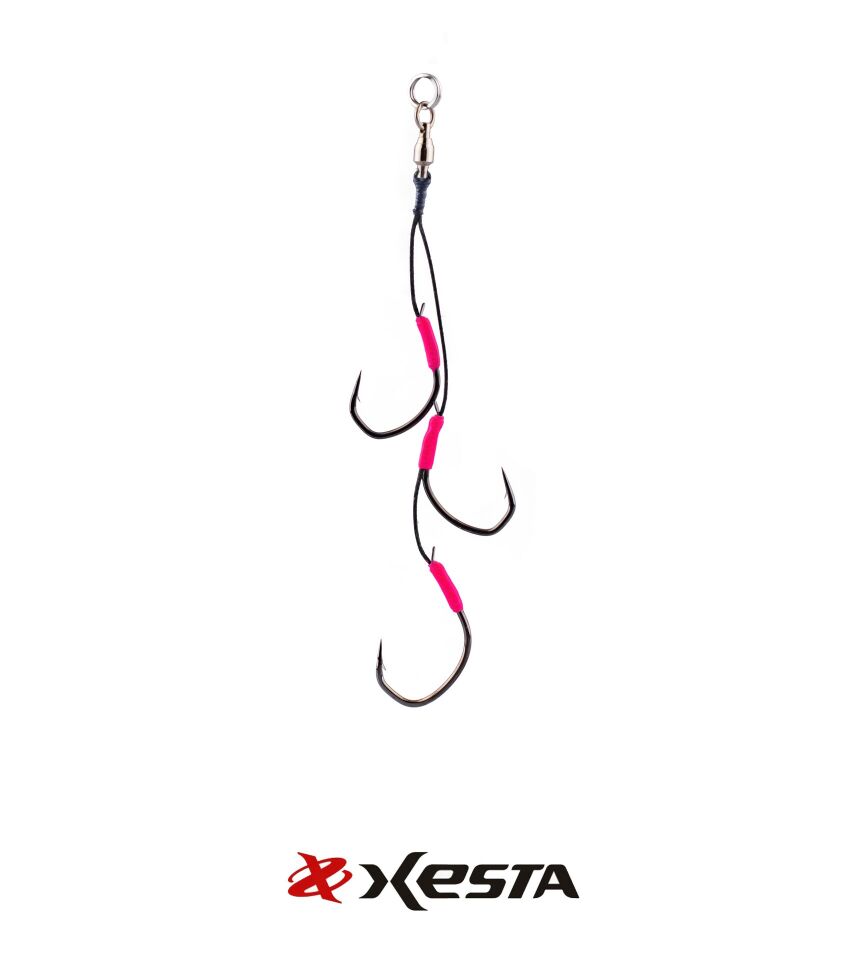 XESTA TRIPLE CLAW DEEP TUNE SHORT ASSIST 2/0-3/0