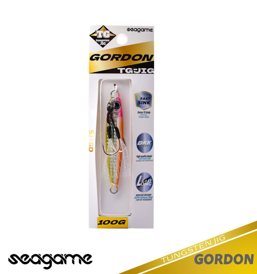 SEAGAME GORDON TG JIG 100G #204 ORANGE G. S. PINKHEAD