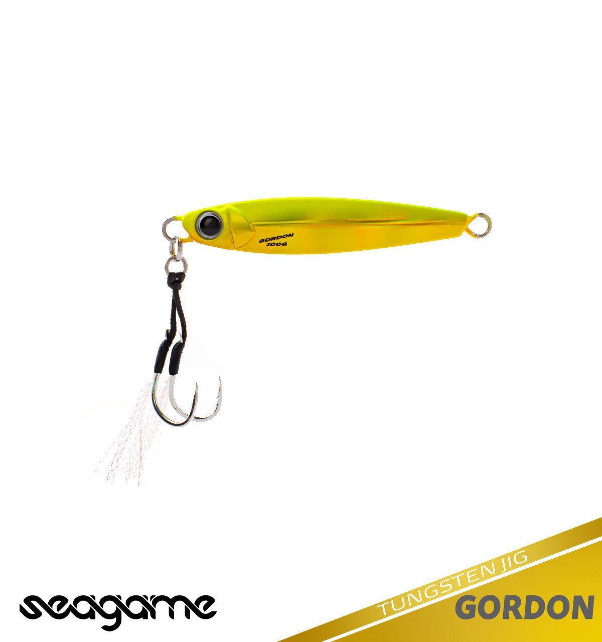 SEAGAME GORDON TG JIG 120G #075 YELLOW GOLD