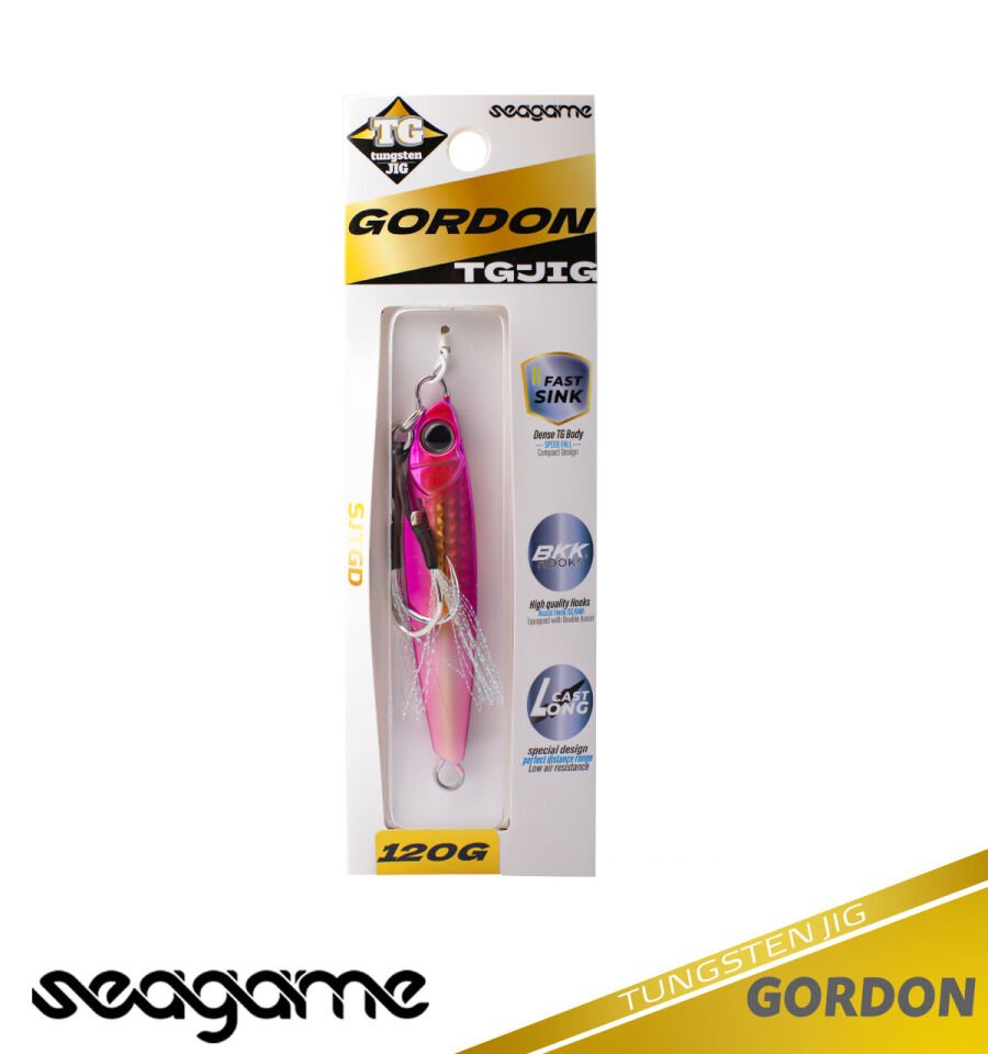 SEAGAME GORDON TG JIG 120G #216 PINK GOLD GLOW