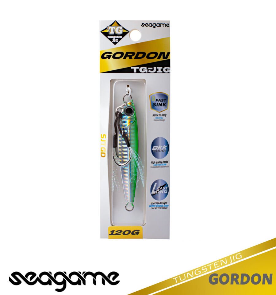 SEAGAME GORDON TG JIG 120G #223 BH GREEN