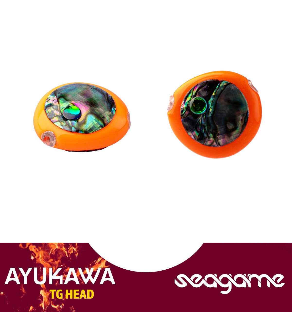 SEAGAME AYUKAWA TG HEAD 60G #903 BLACK ABALONE