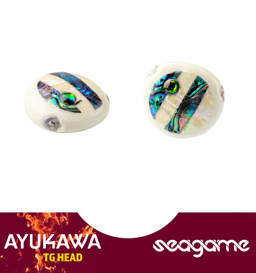 SEAGAME AYUKAWA TG HEAD 80G #902 WHITE ZEBRA ABLN