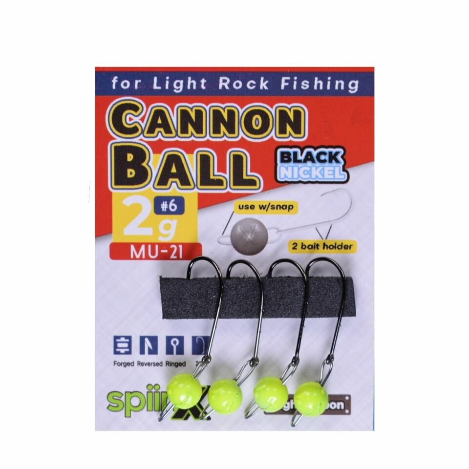 SPIINX CANNON BALL JIGHEAD UV SARI 3G #7 4P