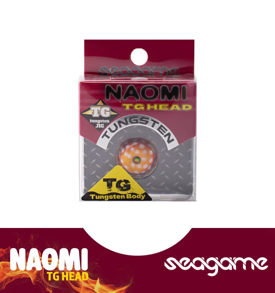 SEAGAME NAOMI TG HEAD 100G #211 ORANGE RED DOT GLOW