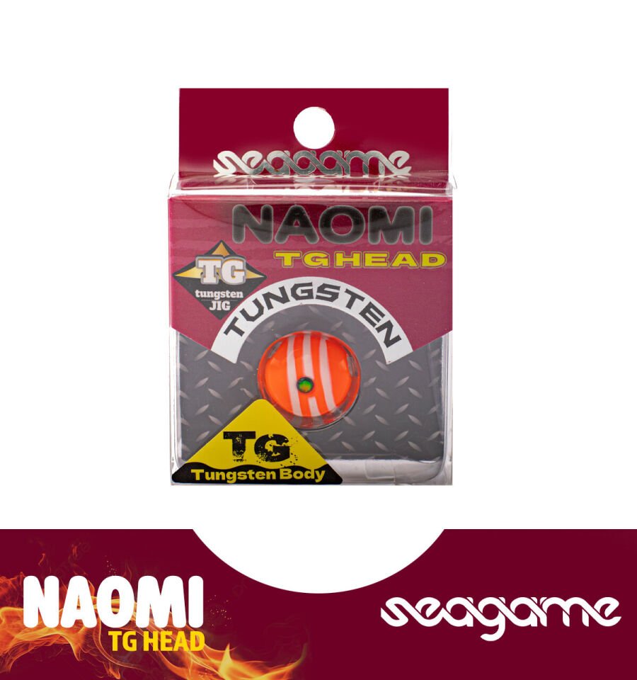 SEAGAME NAOMI TG HEAD 60G #219 ORANGE STRIPE WHITE