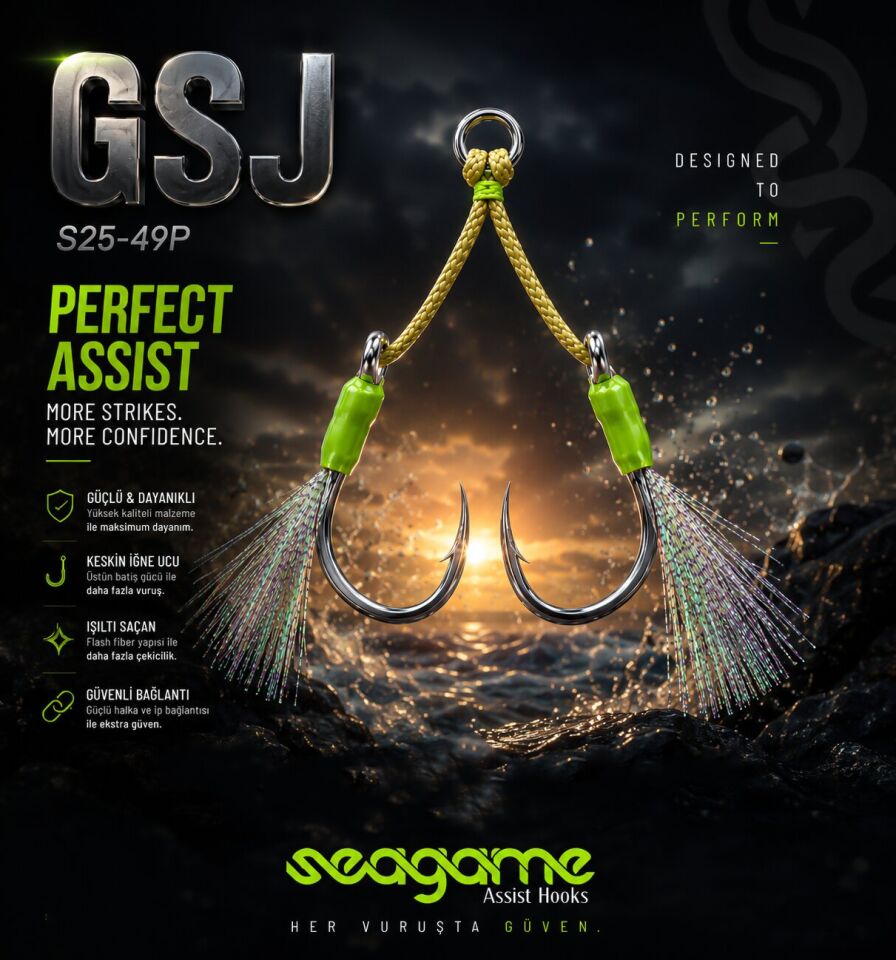 GLOWING SOLID JIGGING GSJ PARALLEL 1P #4/0