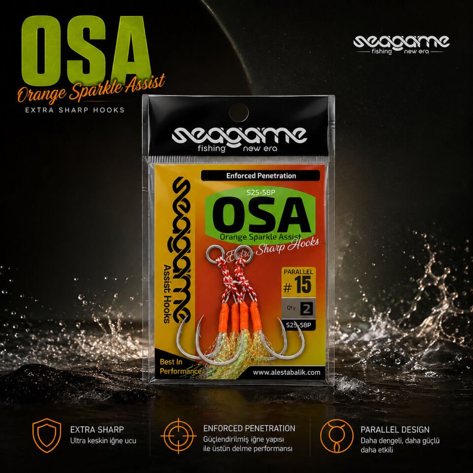 ORANGE SPARKLE ASSIST OSA PARALLEL 2P #15