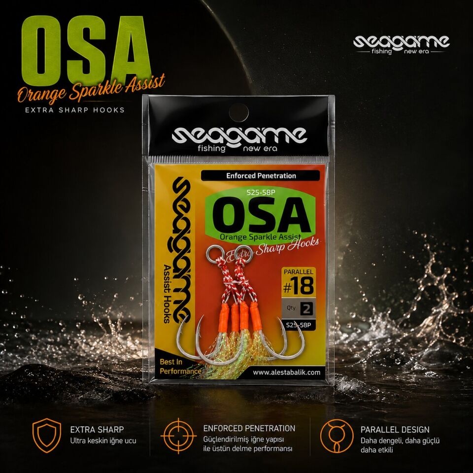 ORANGE SPARKLE ASSIST OSA PARALLEL 2P #18