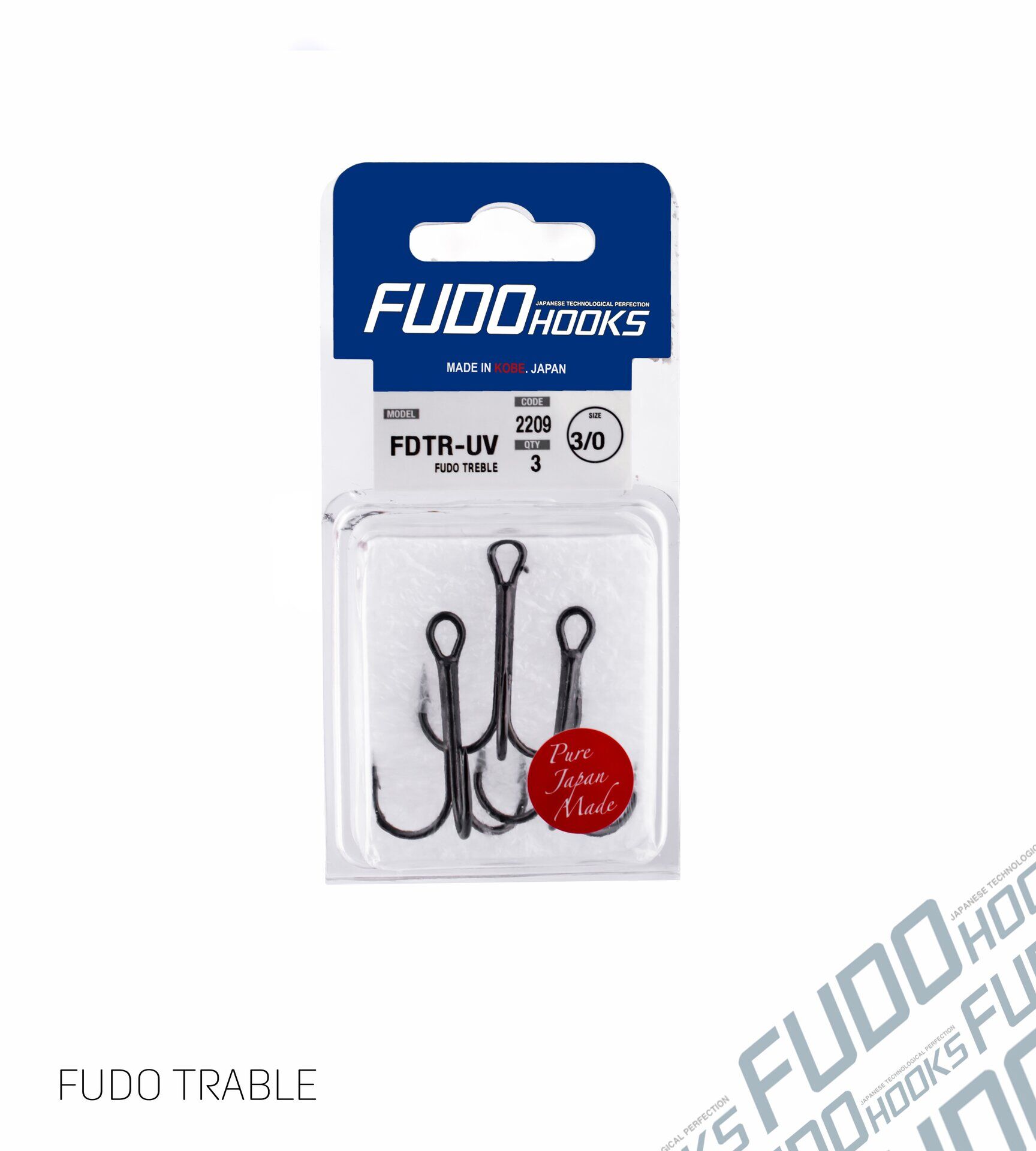 2209 FUDO TREBLE #3/0 UV 3P
