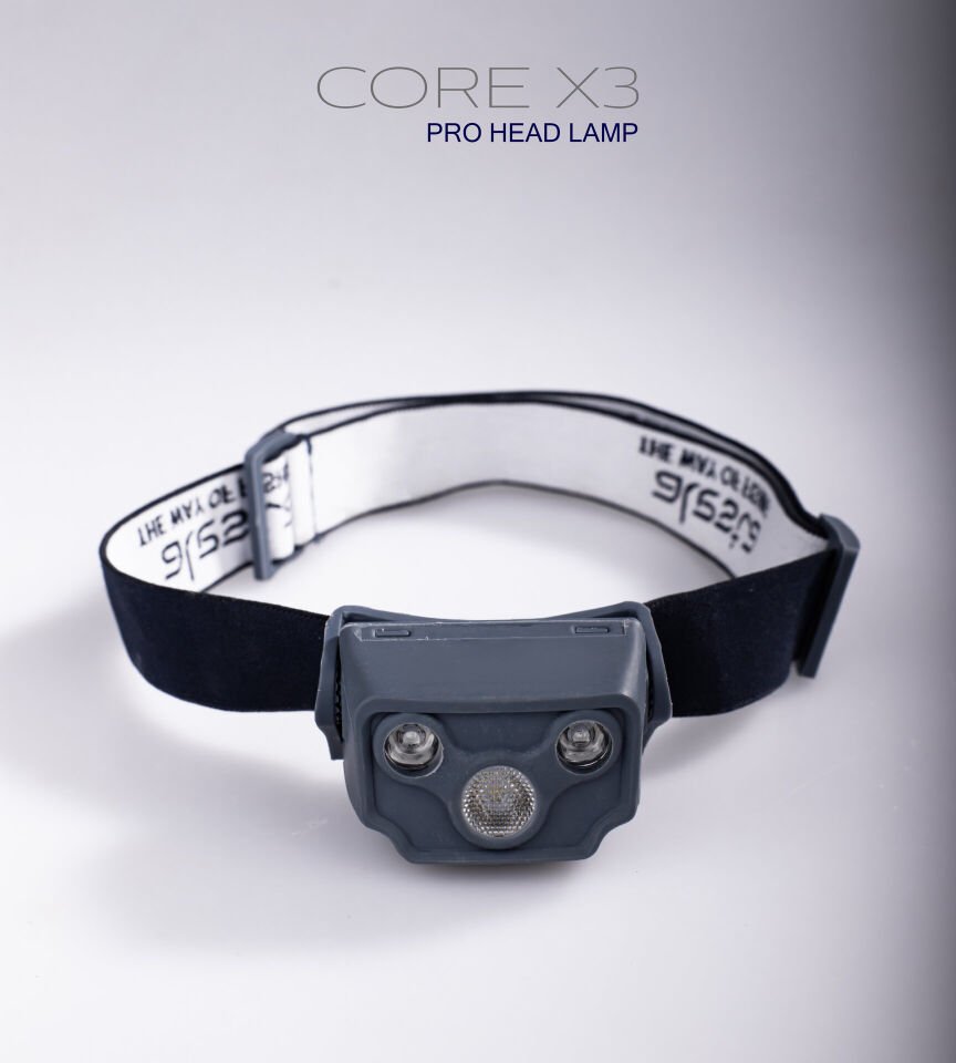 CORE X3 PRO HEAD LAMP 3 IŞIK KAFA LAMBASI