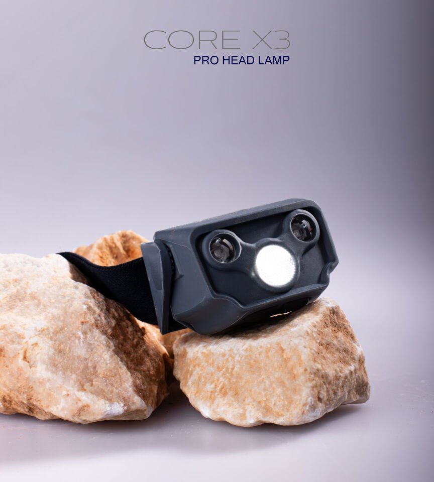 CORE X3 PRO HEAD LAMP 3 IŞIK KAFA LAMBASI