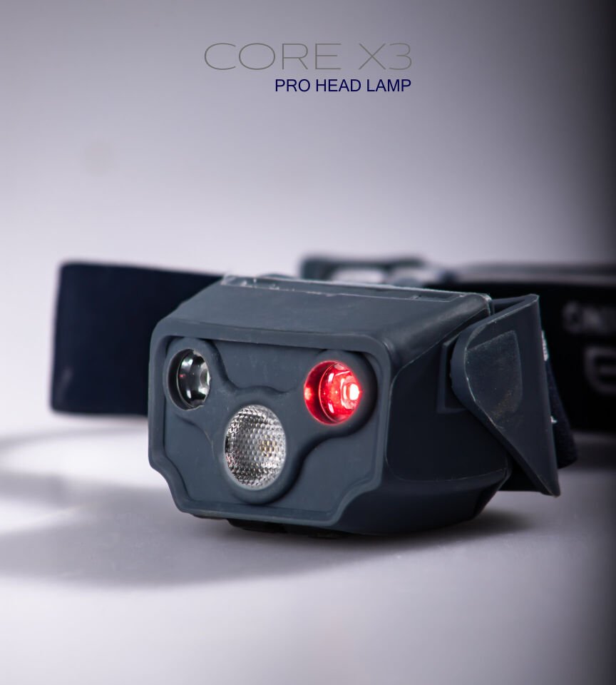CORE X3 PRO HEAD LAMP 3 IŞIK KAFA LAMBASI