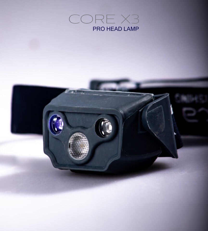 CORE X3 PRO HEAD LAMP 3 IŞIK KAFA LAMBASI