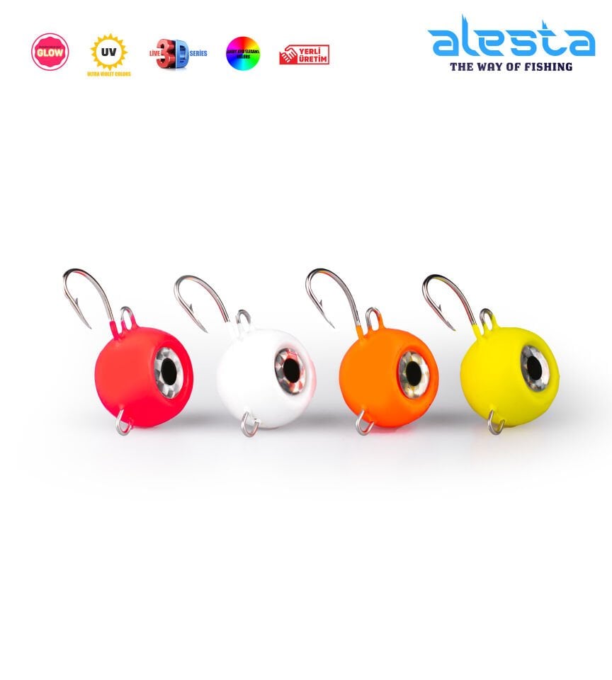 TENYA JIGHEAD 200G X6049 PEMBE GLOW