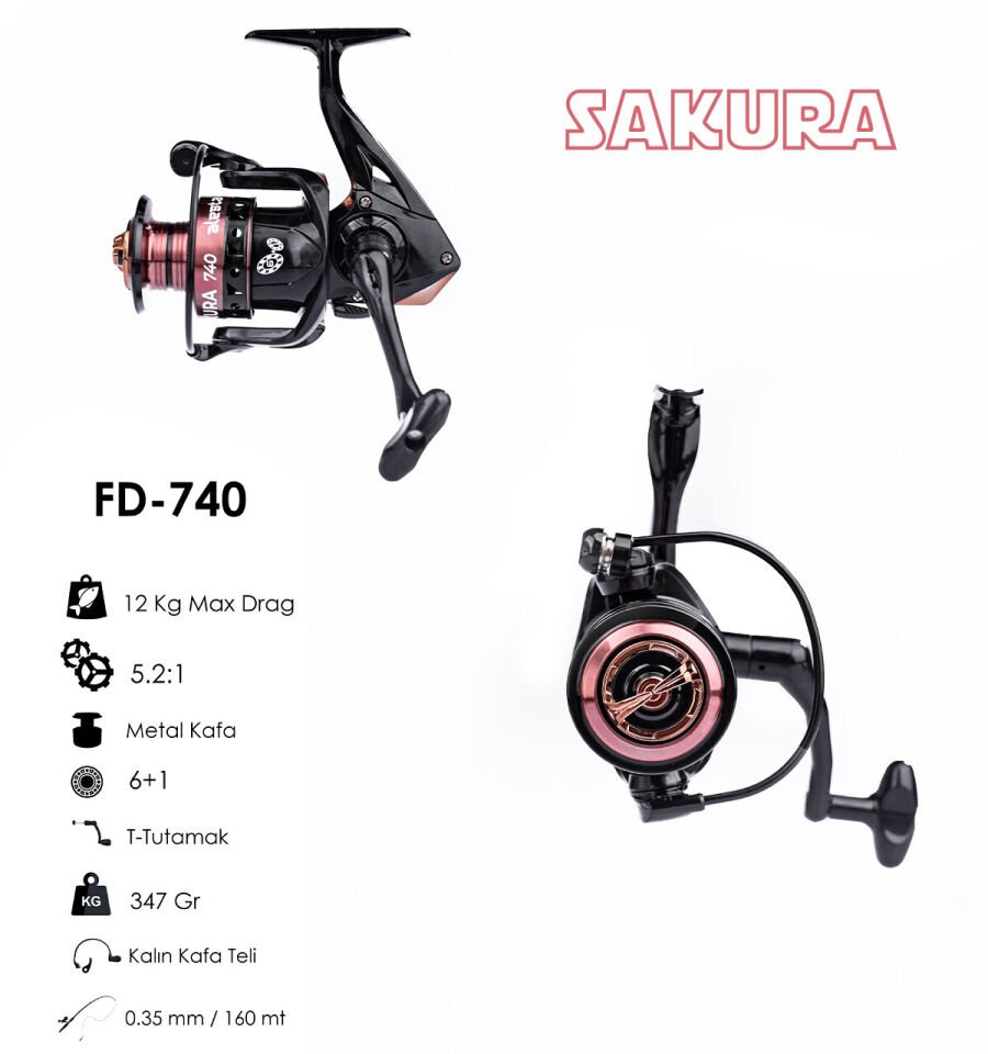 SAKURA FD-740 AL KAFA CNC KOL 6+1 BB