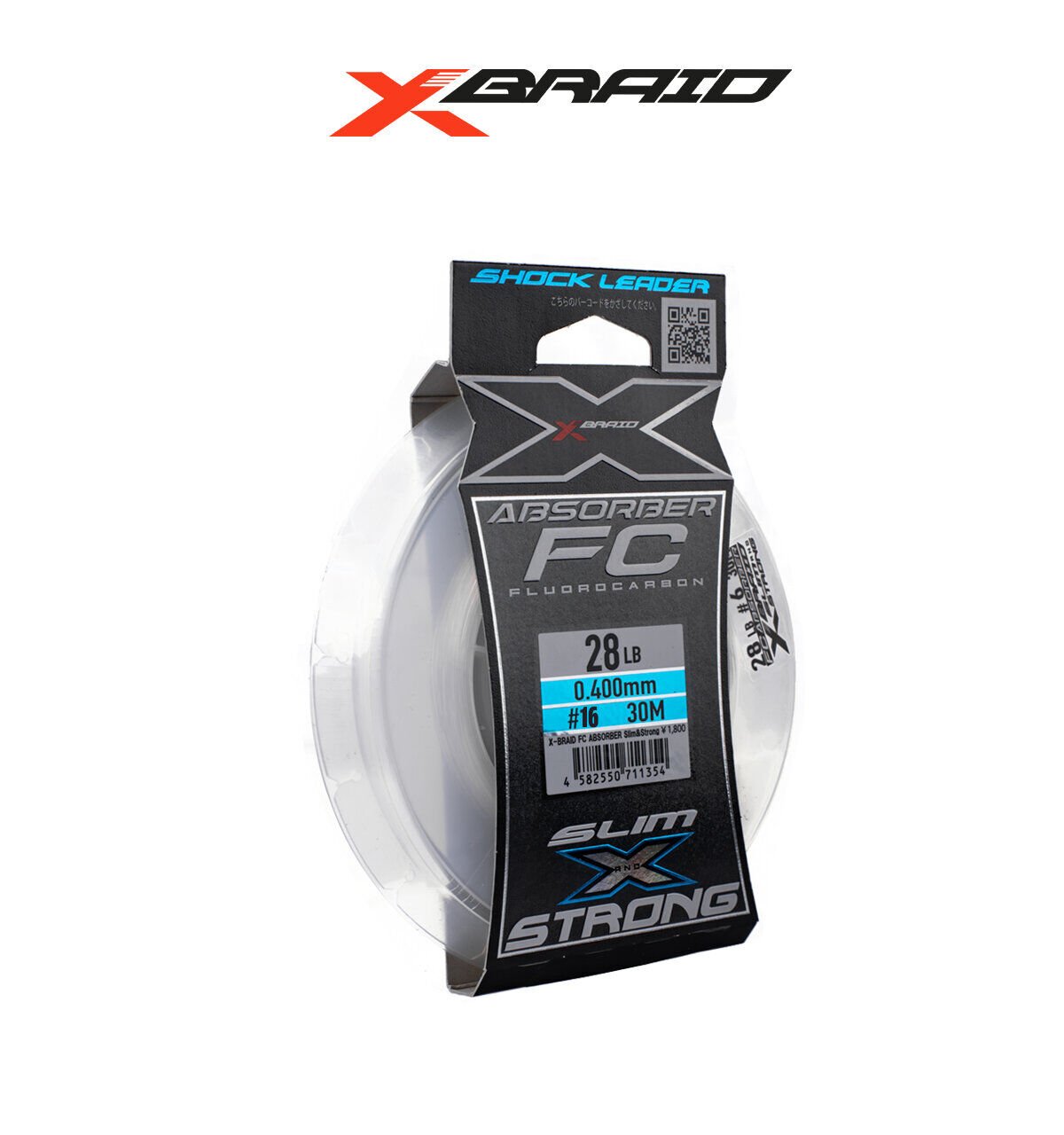 YGK X021 ABSORBER SLIM&STRONG FC 30M 26KG 0.665