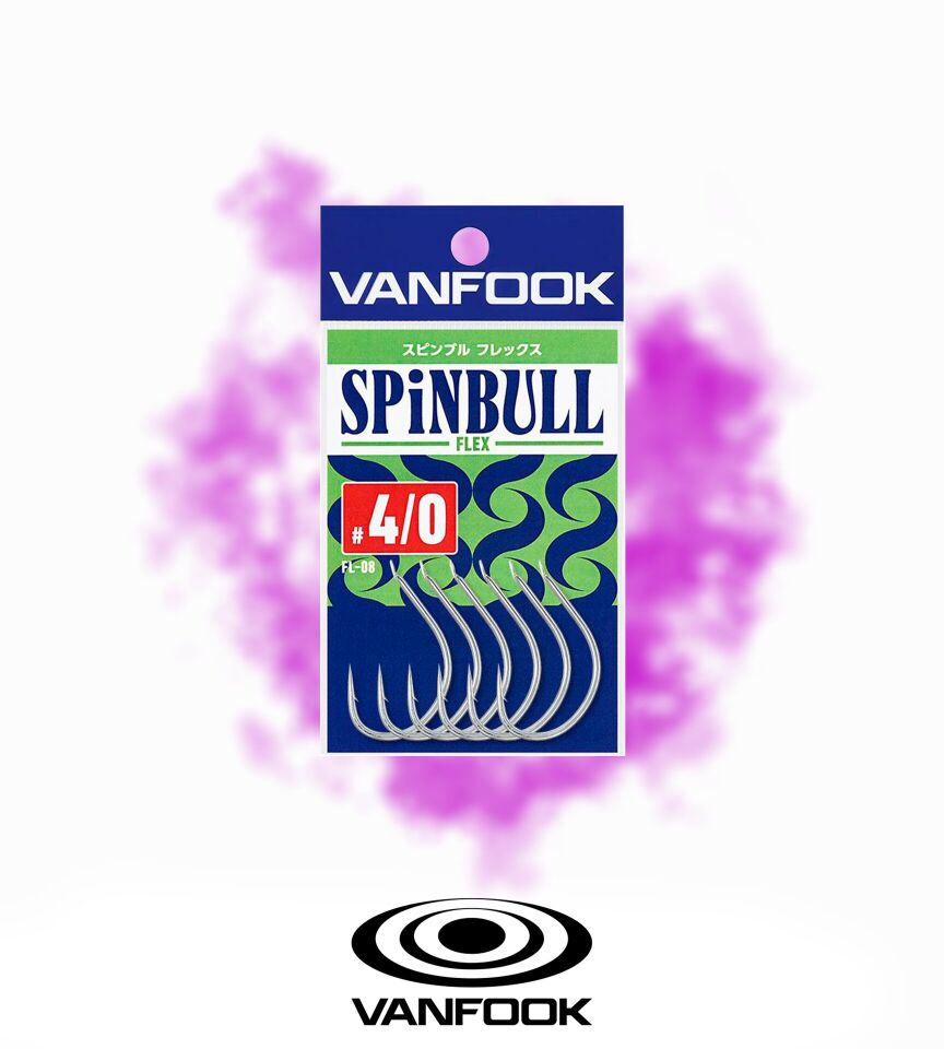 VANFOOK FL-08 SPINBULL FLEX SILVER 6P #4/0